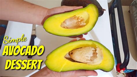 Avocado with Condensed Milk (Easy Filipino.